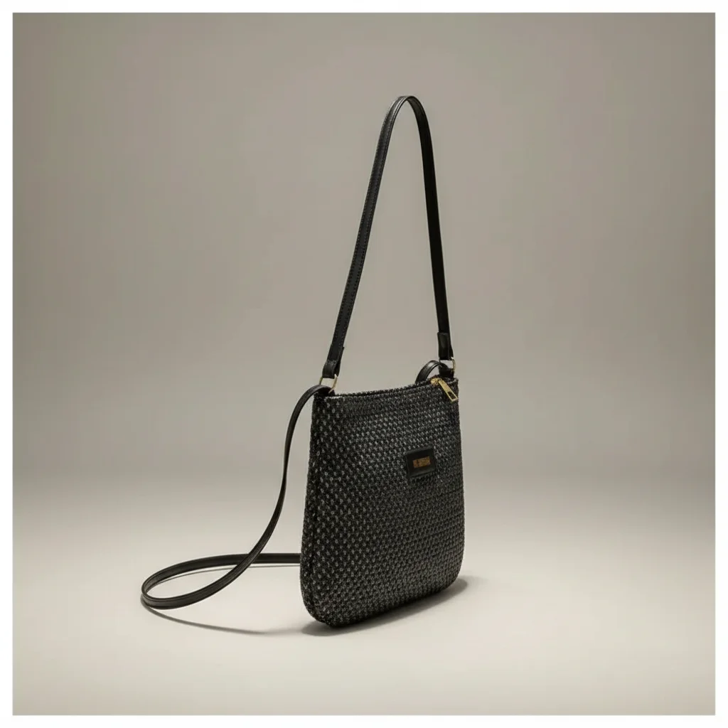 Sac tressé bandoulière femme minimaliste - Vue 2 - sac tressé
