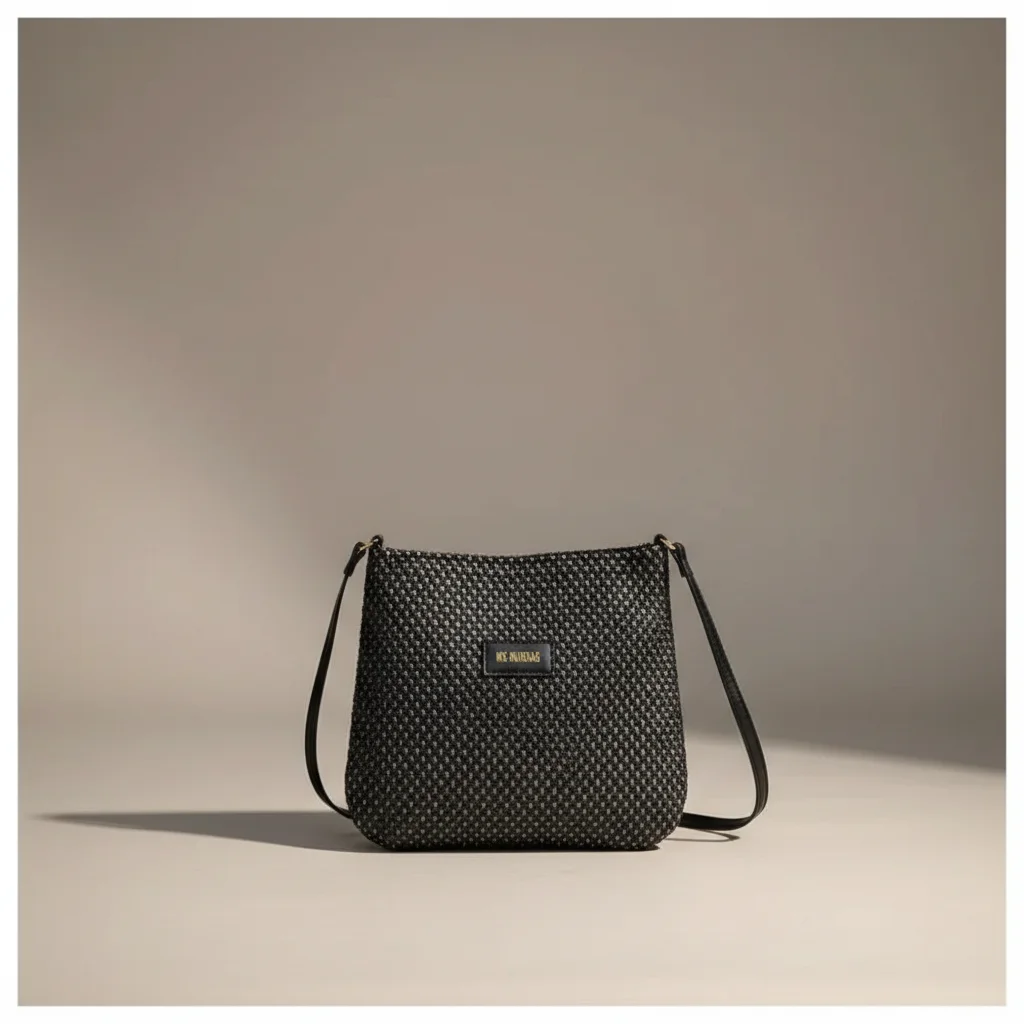 Sac tressé bandoulière femme minimaliste - Vue 5 - sac tressé