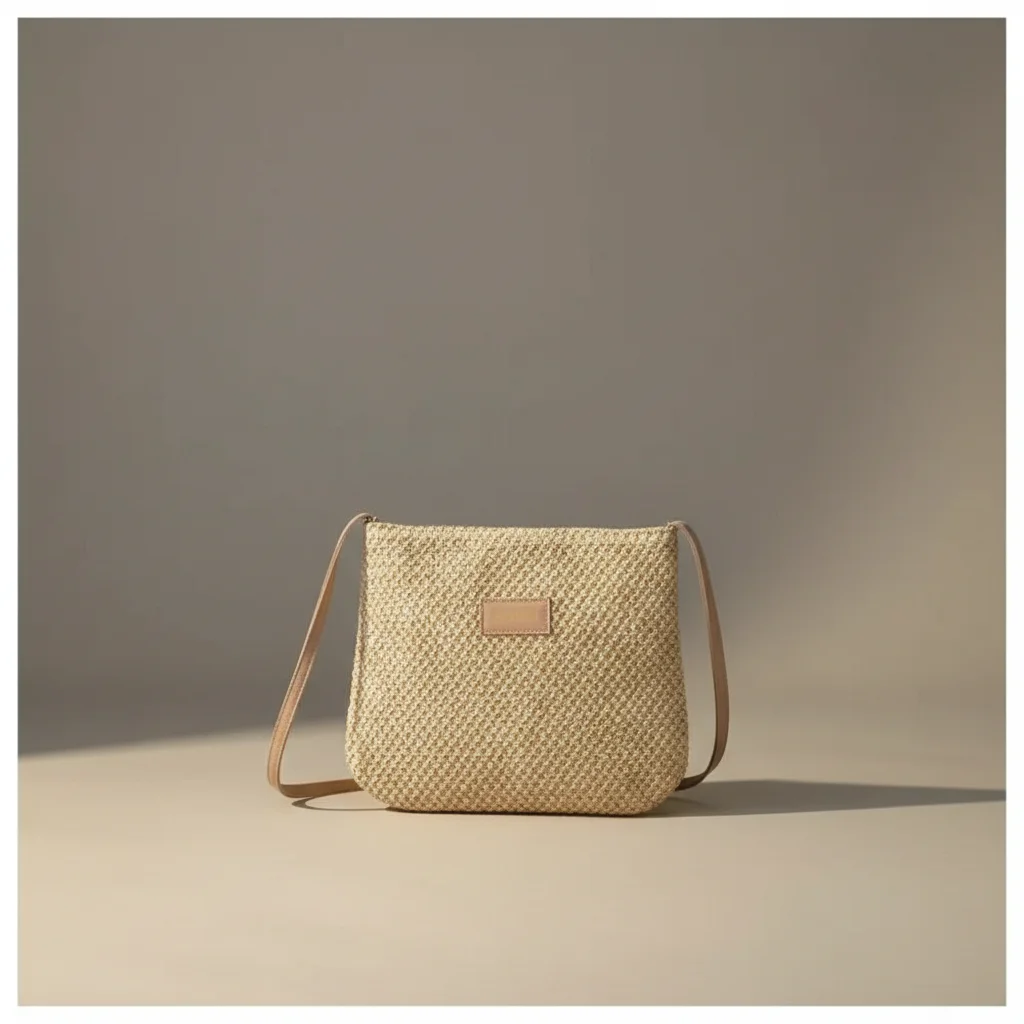 Sac tressé bandoulière femme minimaliste - Vue 7 - sac tressé