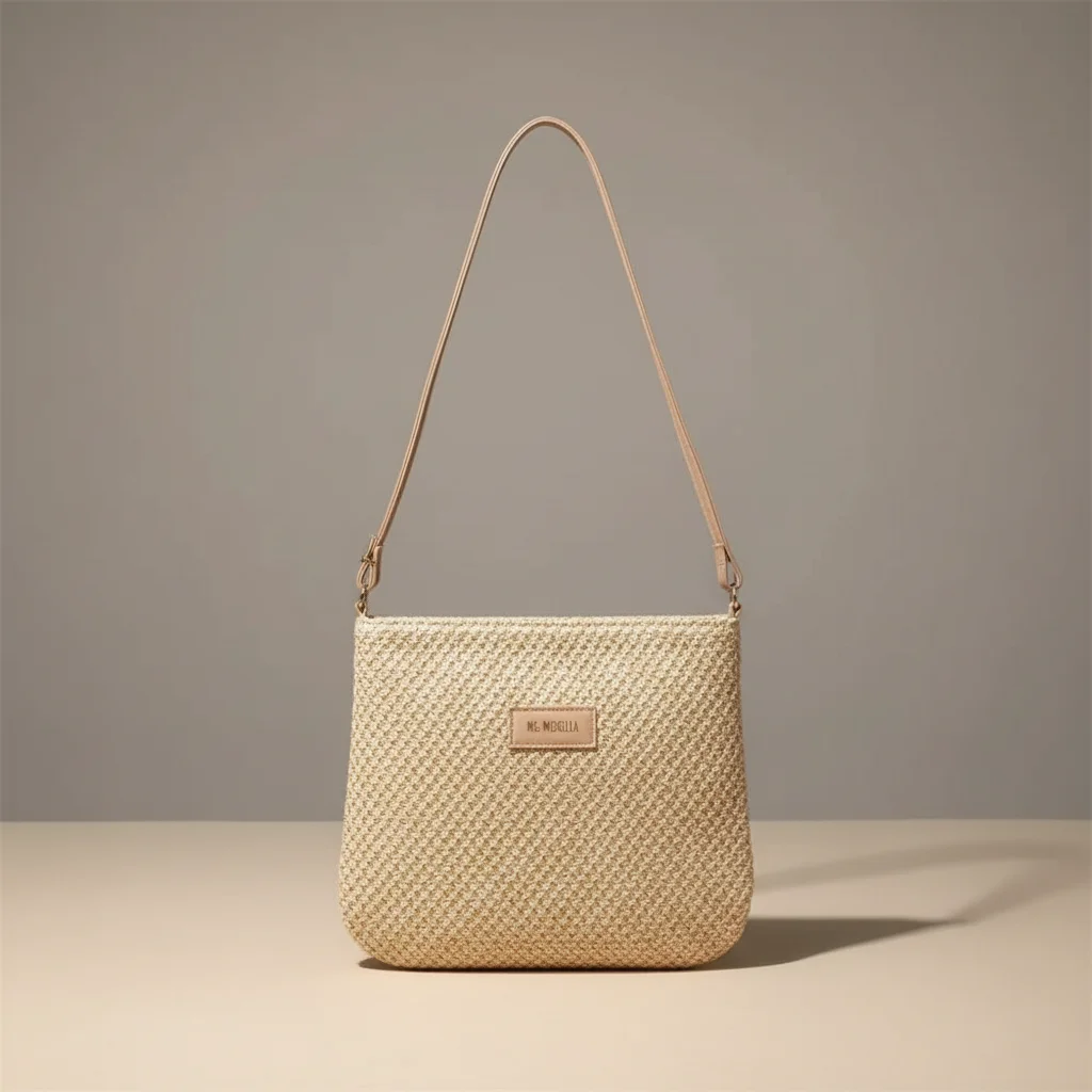 Sac tressé bandoulière femme minimaliste - Vue 8 - sac tressé
