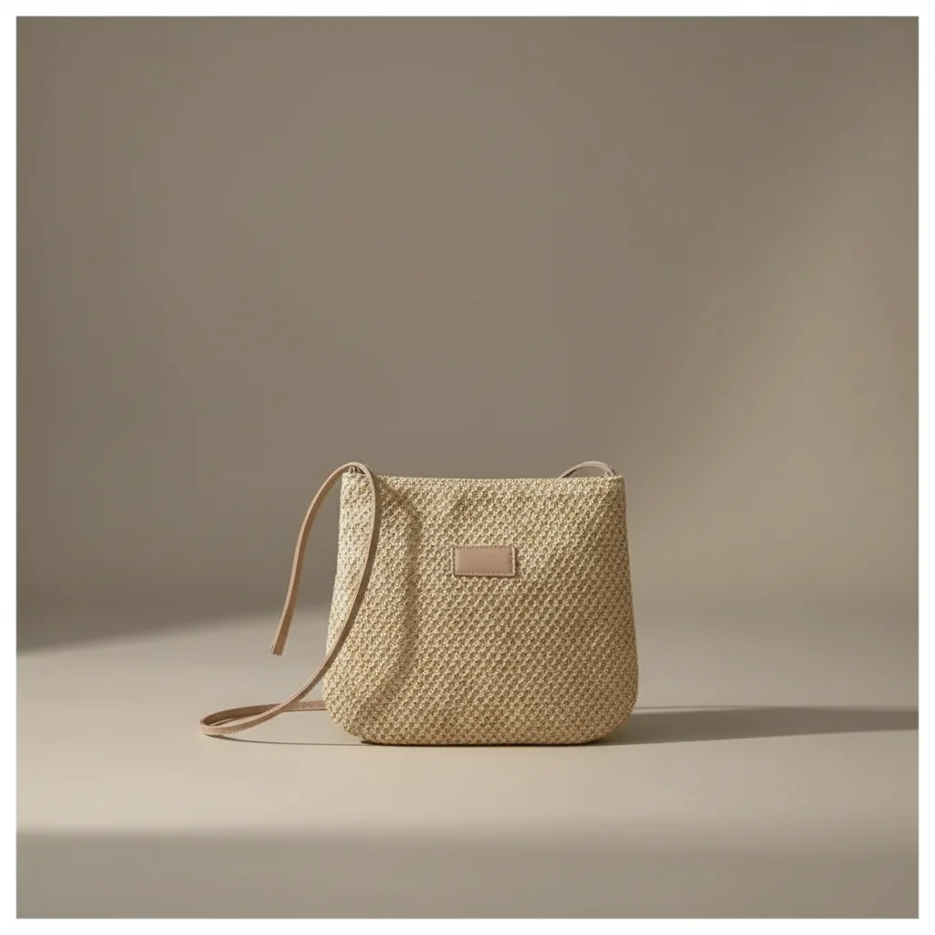 Sac tressé bandoulière femme minimaliste - Vue 9 - sac tressé