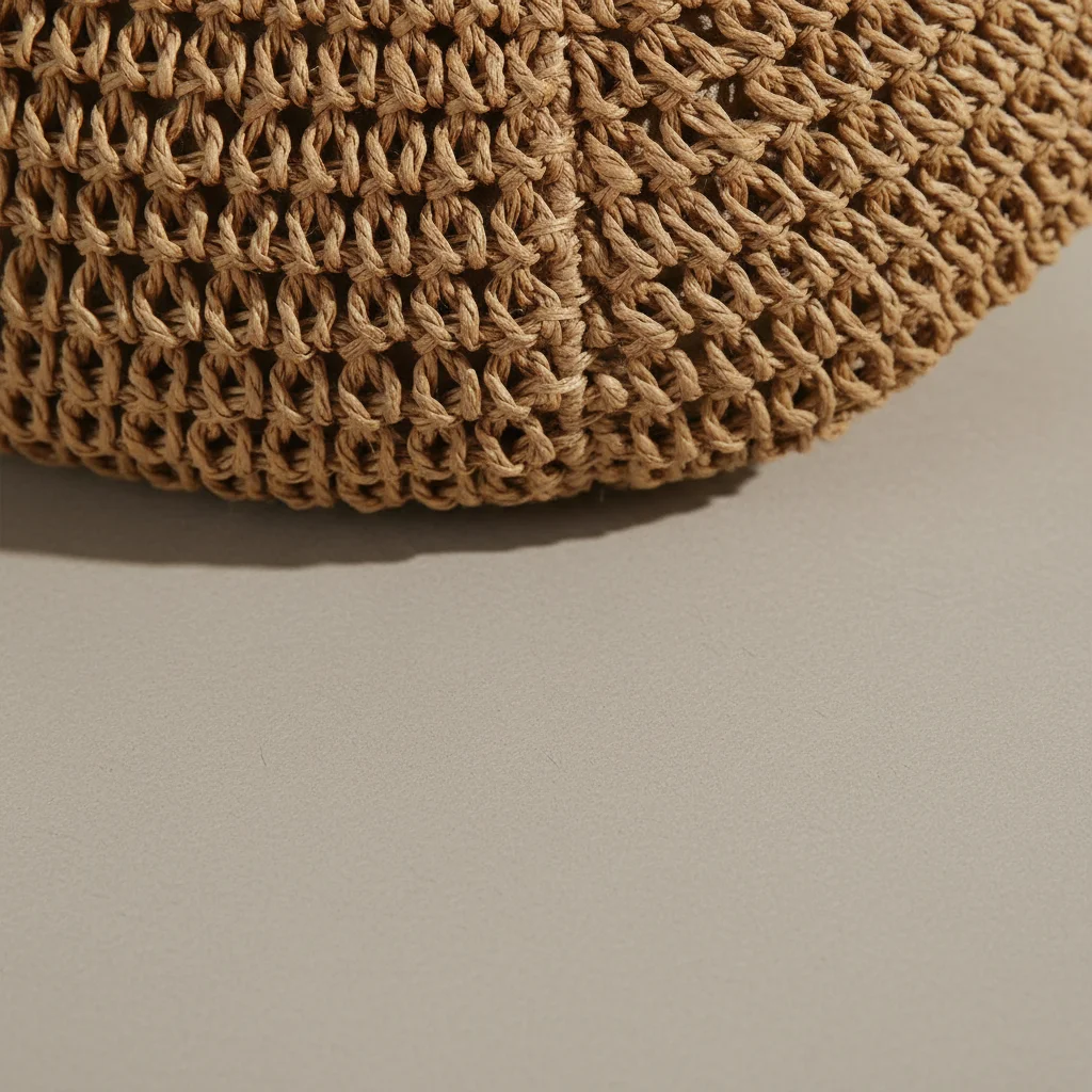 Sac tressé bandoulière femme style plage - Vue 10 - sac tressé