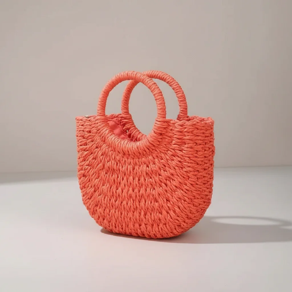 Sac tressé bandoulière femme style vacances - Vue 14 - sac tressé