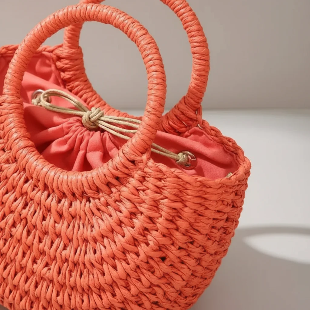 Sac tressé bandoulière femme style vacances - Vue 16 - sac tressé