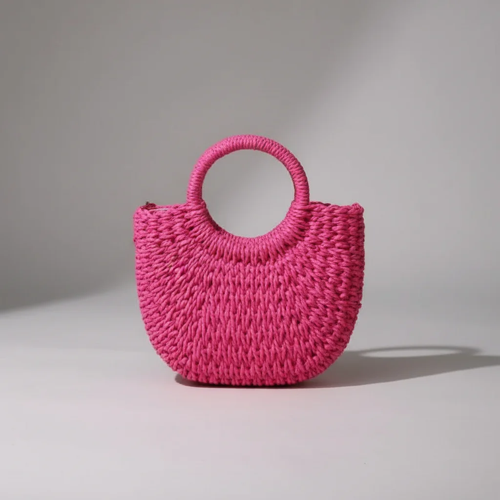 Sac tressé bandoulière femme style vacances - Vue 19 - sac tressé