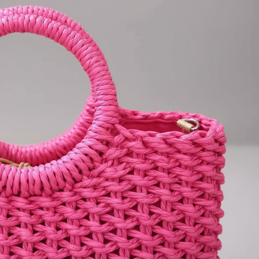 Sac tressé bandoulière femme style vacances - Vue 21 - sac tressé