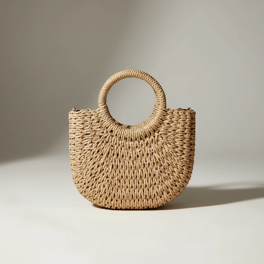 Sac tressé bandoulière femme style vacances - Vue 38 - sac tressé