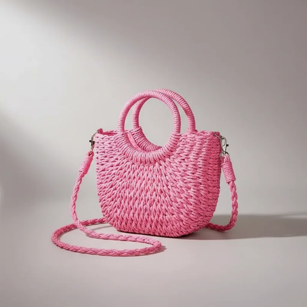 Sac tressé bandoulière femme style vacances - Vue 42 - sac tressé