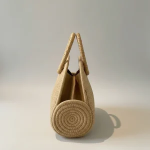 Sac tressé coton femme vacances - Vue 2 - sac tressé