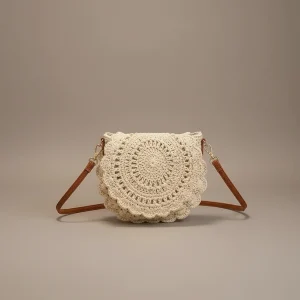Sac tressé coton style vacances - Vue 2 - sac tressé