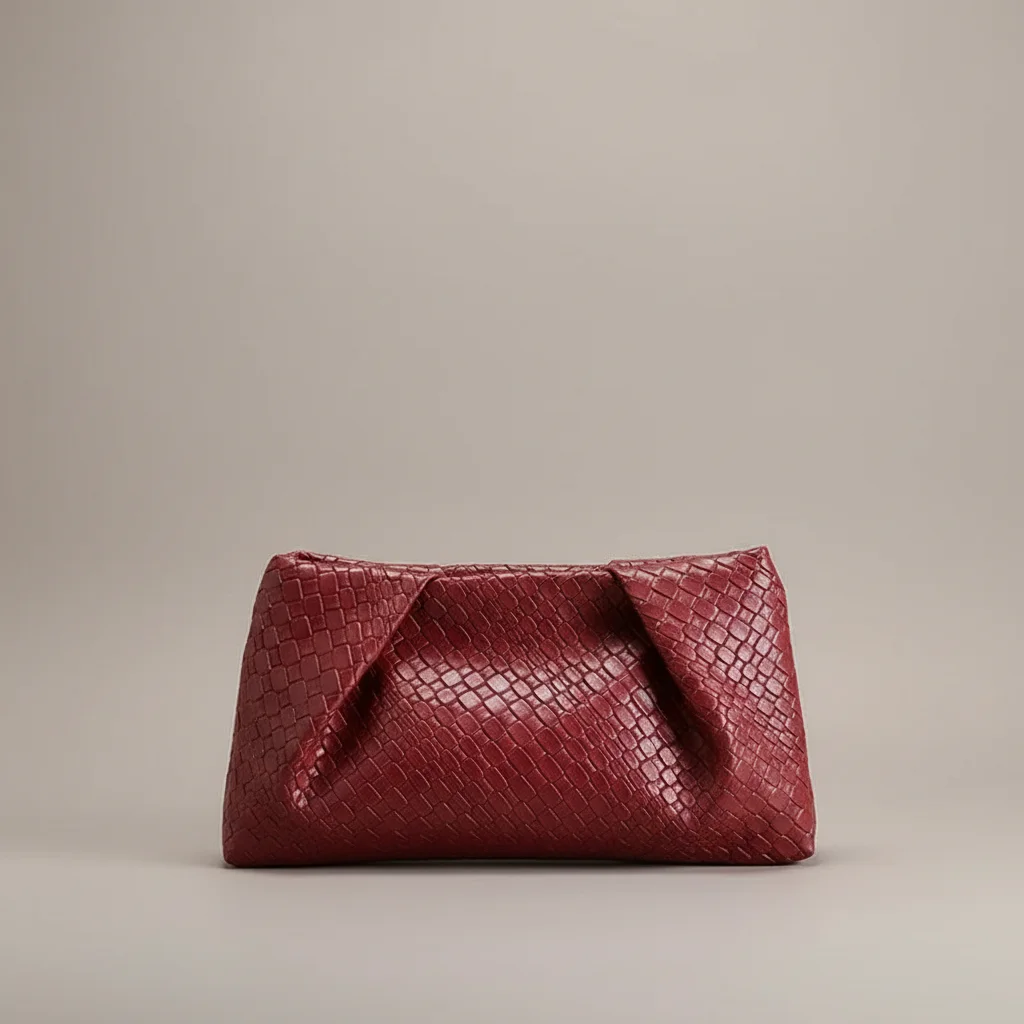 Sac tressé cuir pu soirée élégante - Vue 13 - sac tressé
