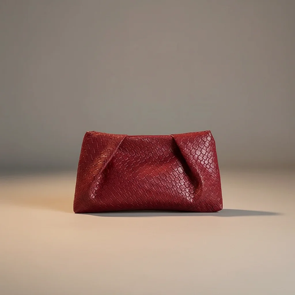 Sac tressé cuir pu soirée élégante - Vue 14 - sac tressé