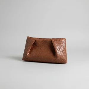 Sac tressé cuir pu soirée élégante - Vue 2 - sac tressé