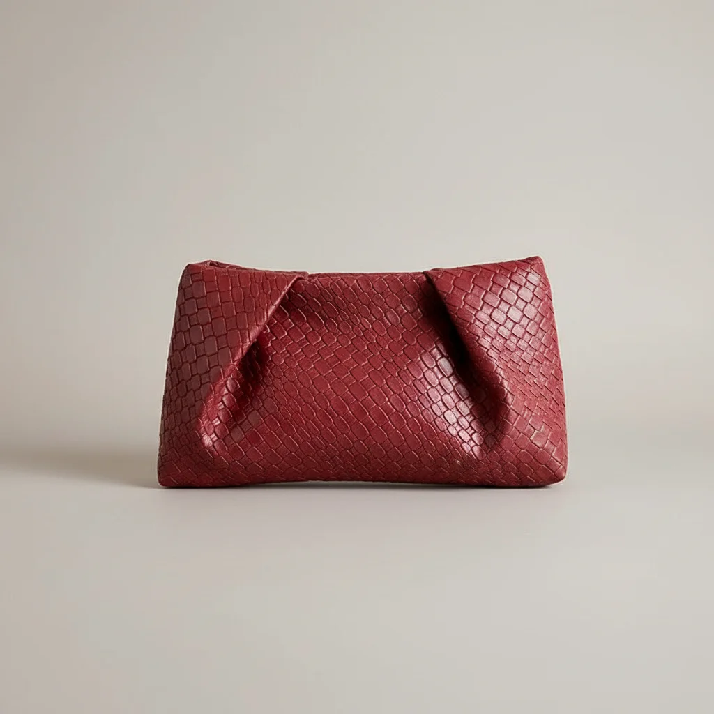 Sac tressé cuir pu soirée élégante - Vue 26 - sac tressé