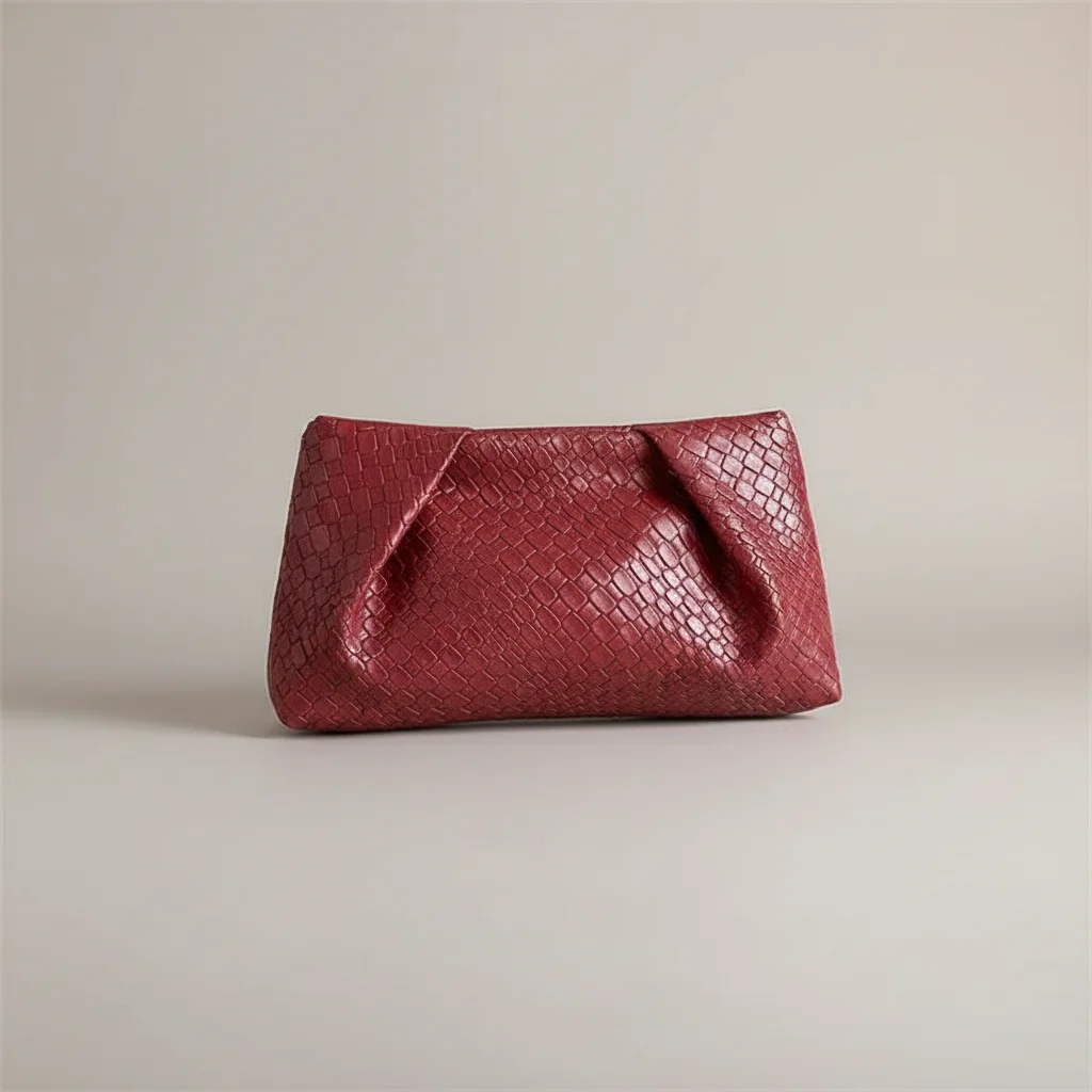 Sac tressé cuir pu soirée élégante - Vue 29 - sac tressé