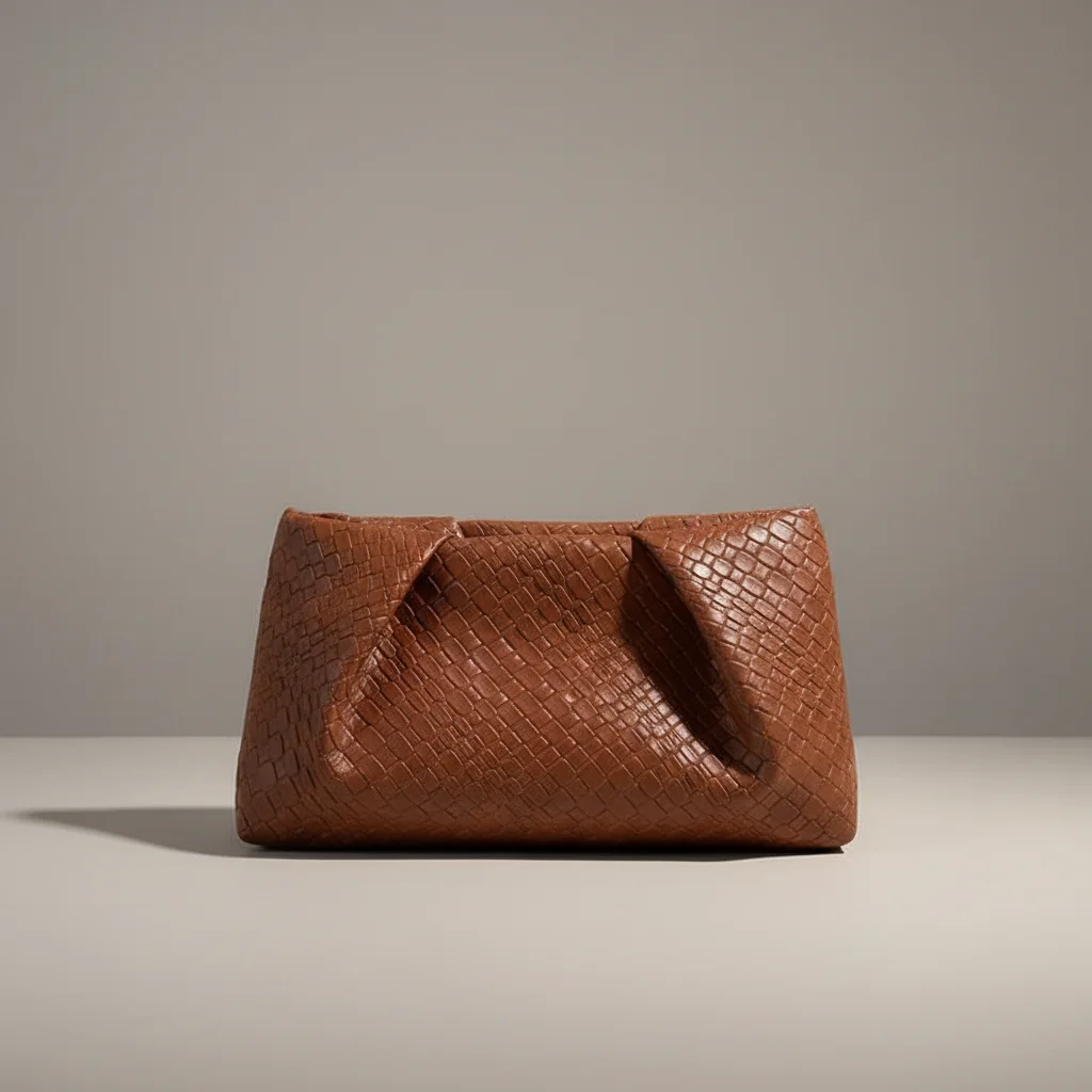 Sac tressé cuir pu soirée élégante - Vue 38 - sac tressé