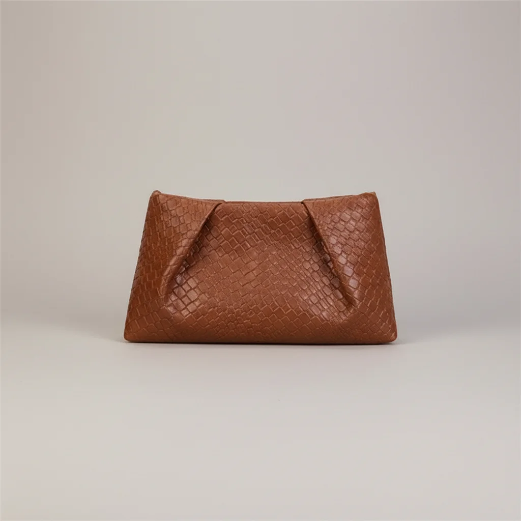 Sac tressé cuir pu soirée élégante - Vue 43 - sac tressé