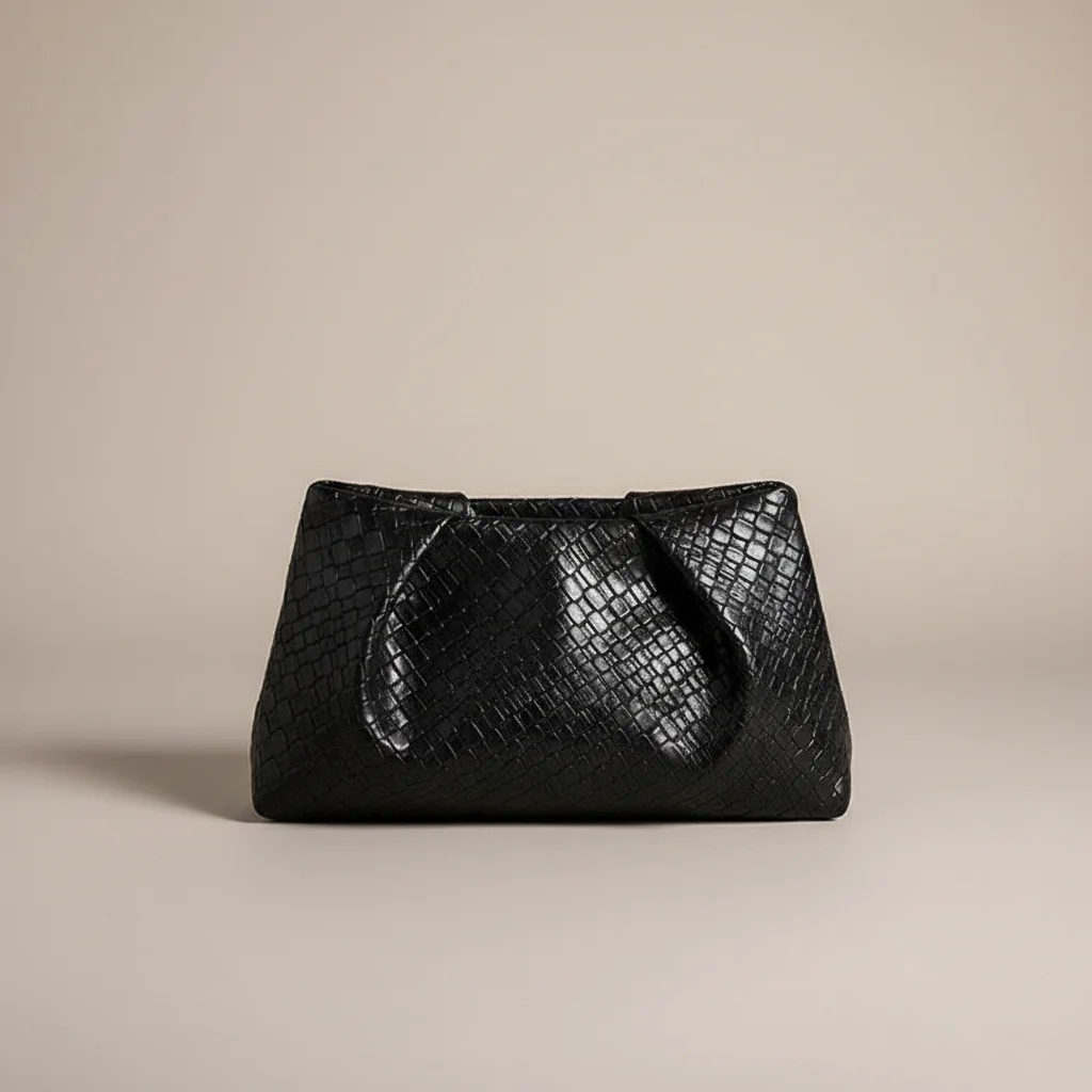 Sac tressé cuir pu soirée élégante - Vue 46 - sac tressé