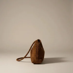 Sac tressé cuir souple porté épaule - Vue 2 - sac tressé
