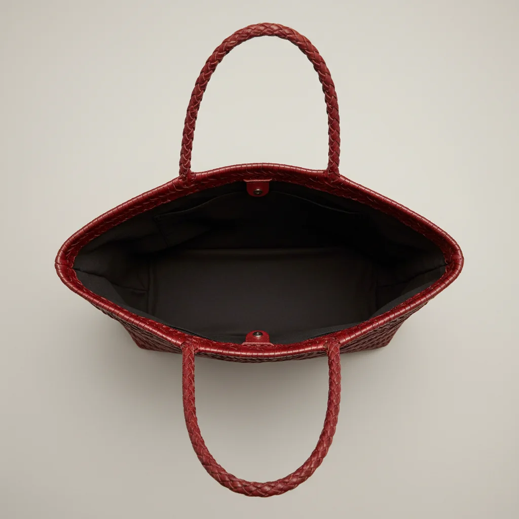 Sac tressé cuir véritable style bohème - Vue 3 - sac tressé