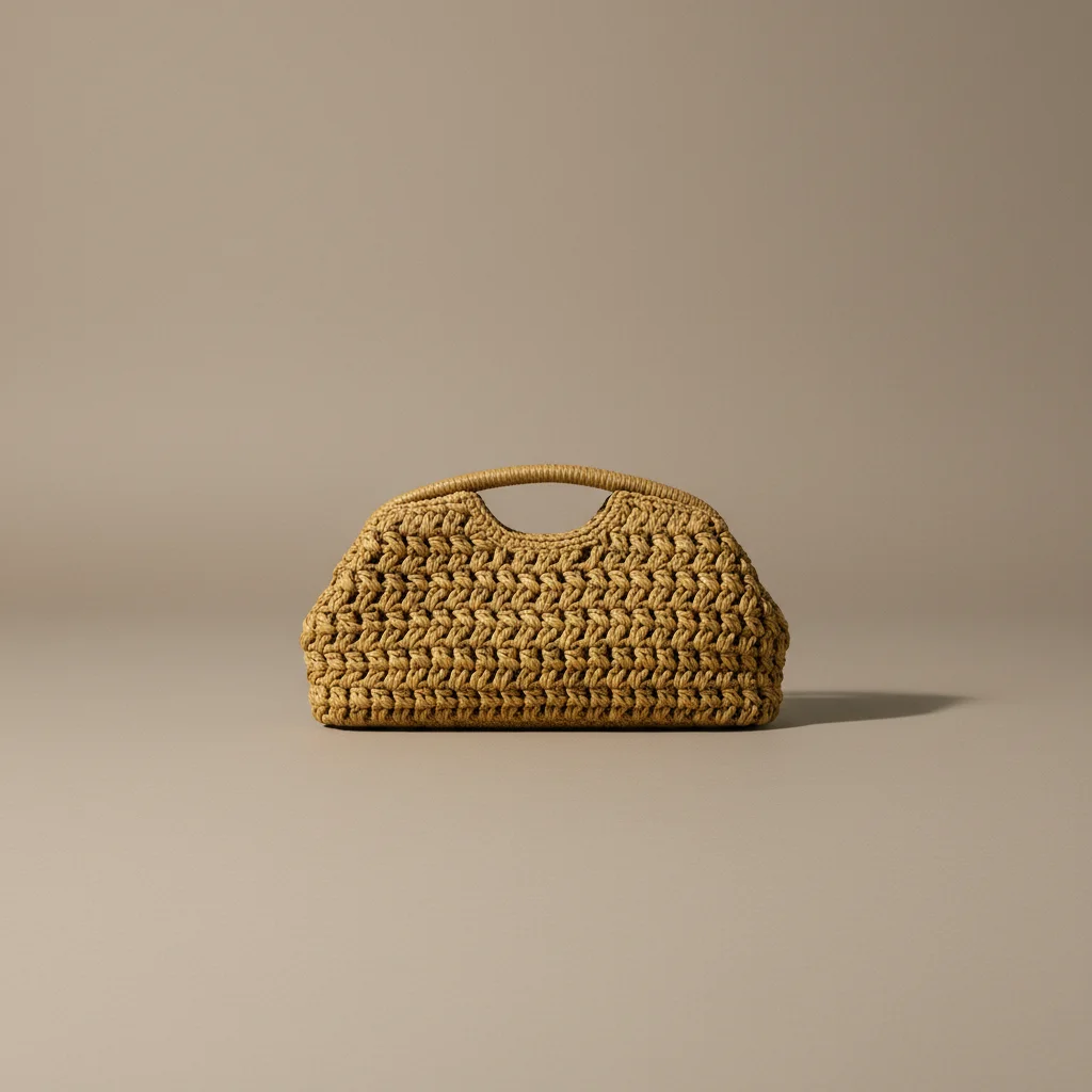 Sac tressé femme en paille structuré - Vue 13 - sac tressé