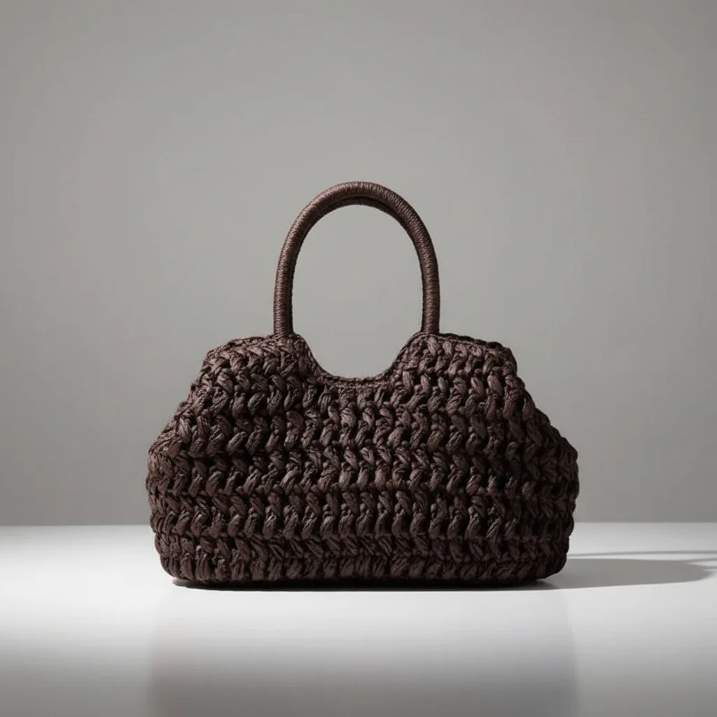 Sac tressé femme en paille structuré - Vue 5 - sac tressé