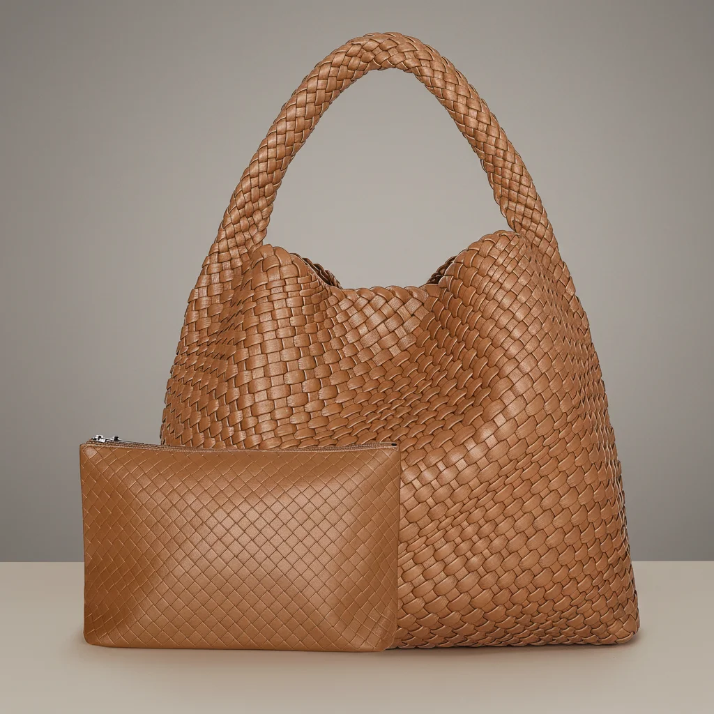 Sac tressé femme grand format - Vue 11 - sac tressé