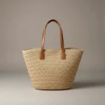 Sac tressé femme grand format plage - Vue 1 - sac tressé