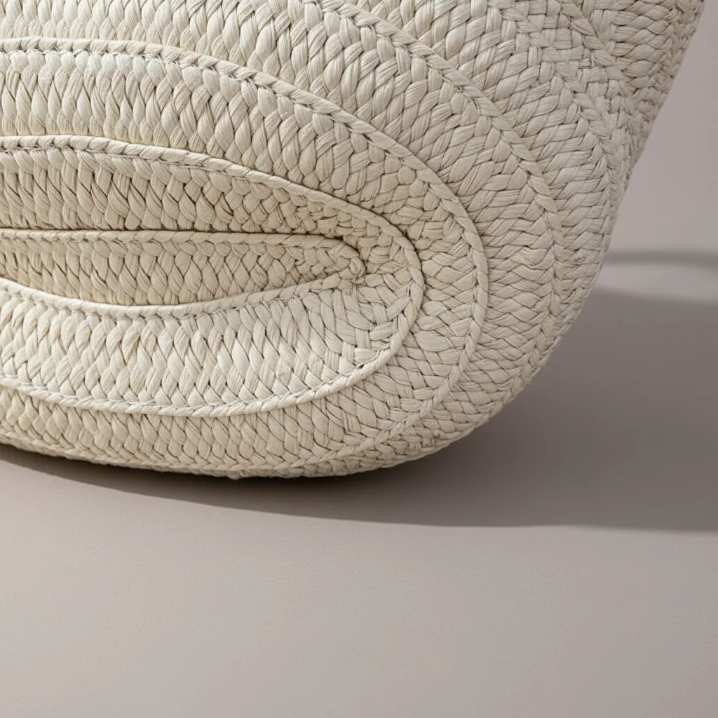 Sac tressé femme grand format plage - Vue 28 - sac tressé
