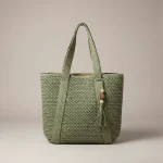 Sac tressé femme nylon grande capacité - Vue 1 - sac tressé