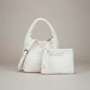 Sac tressé femme seau cuir pu - Vue 1 - sac tressé