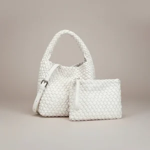 Sac tressé femme seau cuir pu - Vue 2 - sac tressé