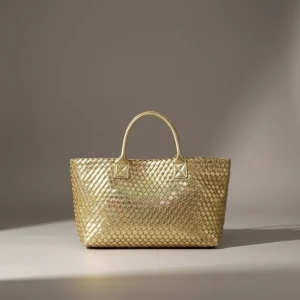 sac tressé femme simili cuir business - Vue 1 - sac tressé