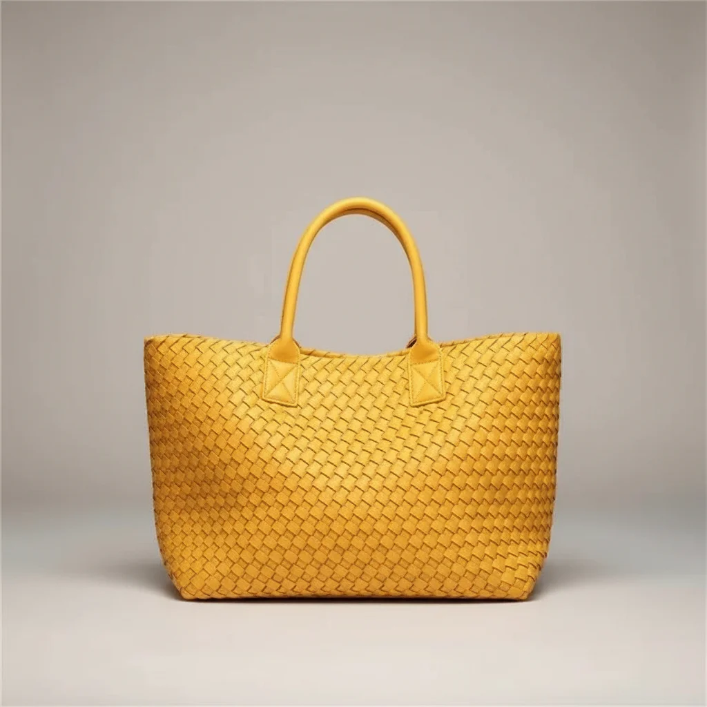 sac tressé femme simili cuir business - Vue 11 - sac tressé