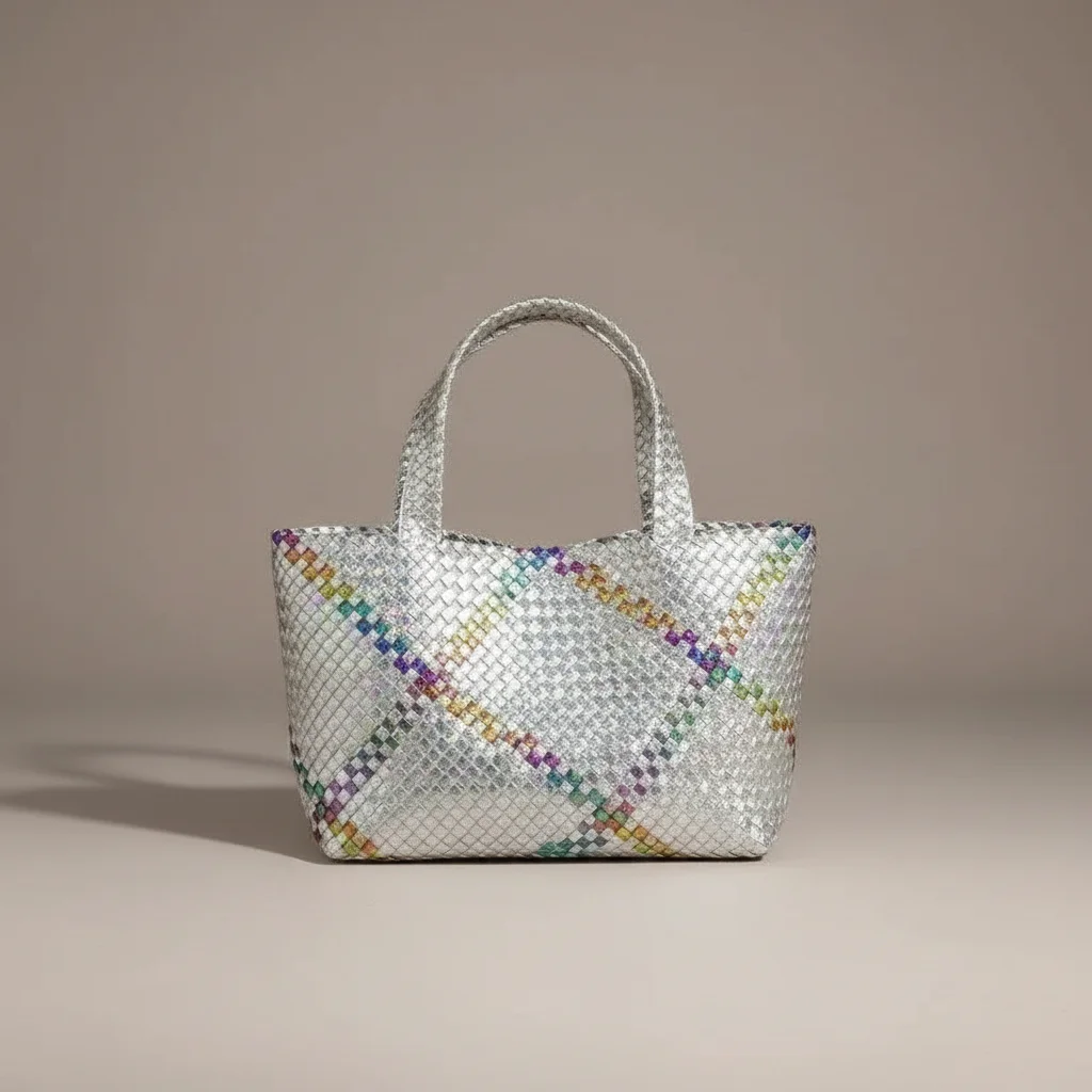 sac tressé femme simili cuir business - Vue 14 - sac tressé