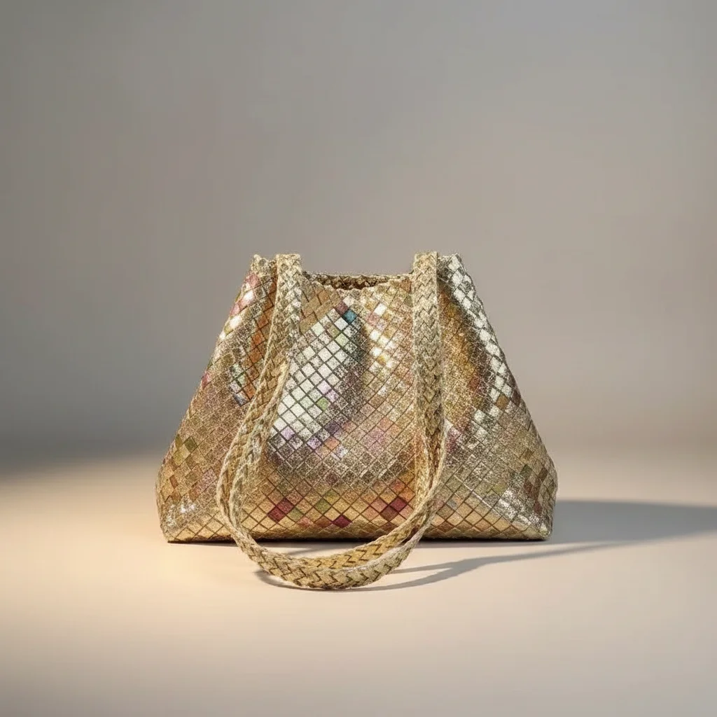 sac tressé femme simili cuir business - Vue 17 - sac tressé