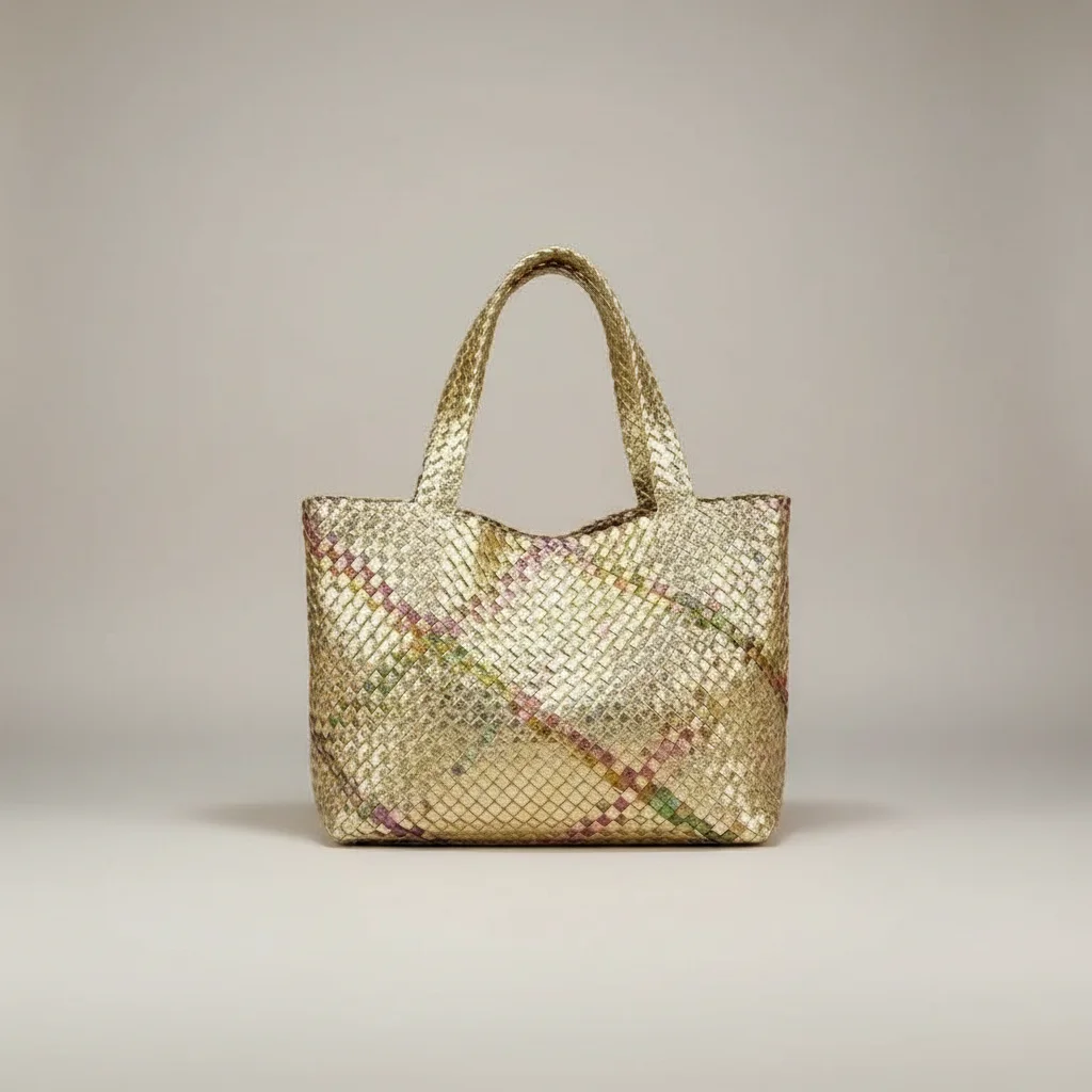 sac tressé femme simili cuir business - Vue 18 - sac tressé