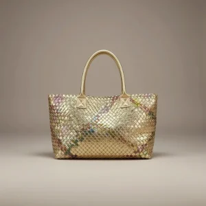 sac tressé femme simili cuir business - Vue 2 - sac tressé