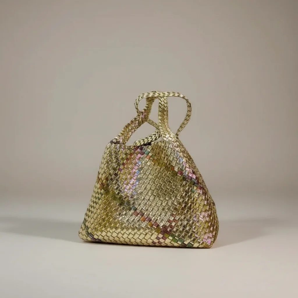 sac tressé femme simili cuir business - Vue 26 - sac tressé