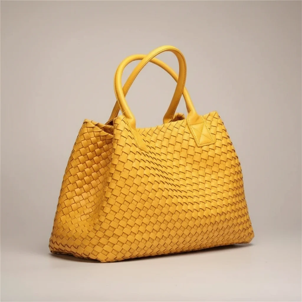 sac tressé femme simili cuir business - Vue 27 - sac tressé