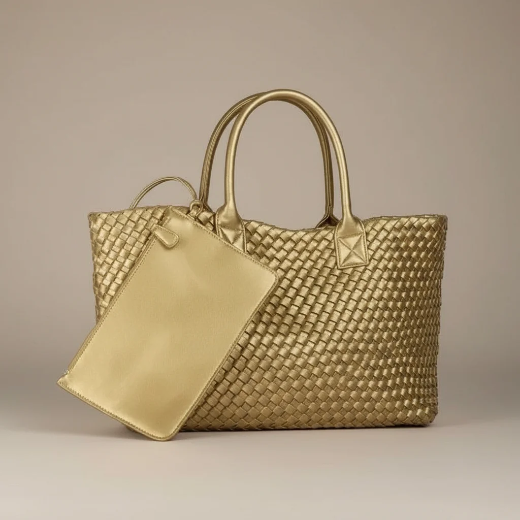 sac tressé femme simili cuir business - Vue 35 - sac tressé