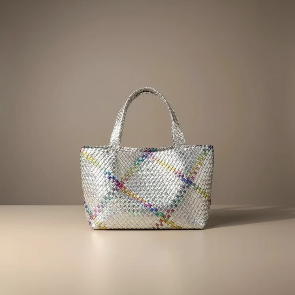sac tressé femme simili cuir business - Vue 6 - sac tressé