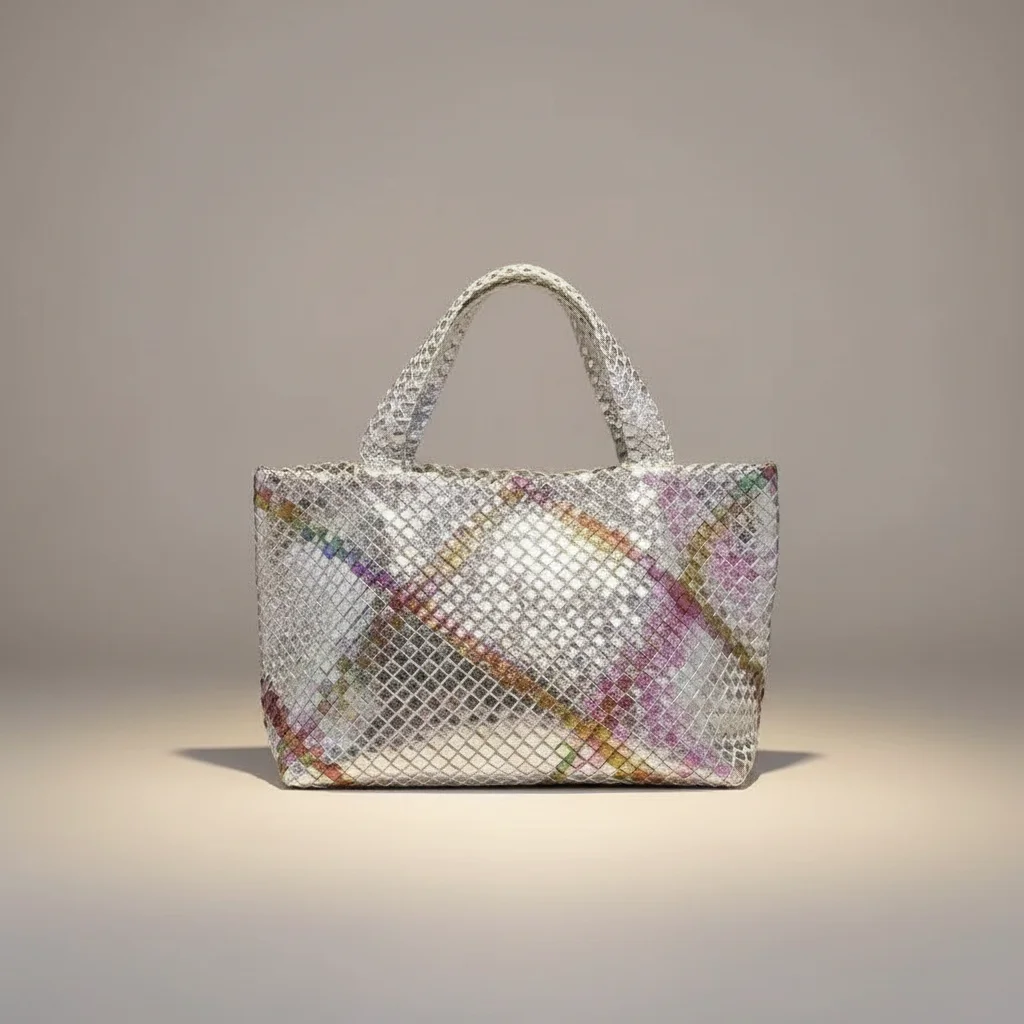 sac tressé femme simili cuir business - Vue 8 - sac tressé