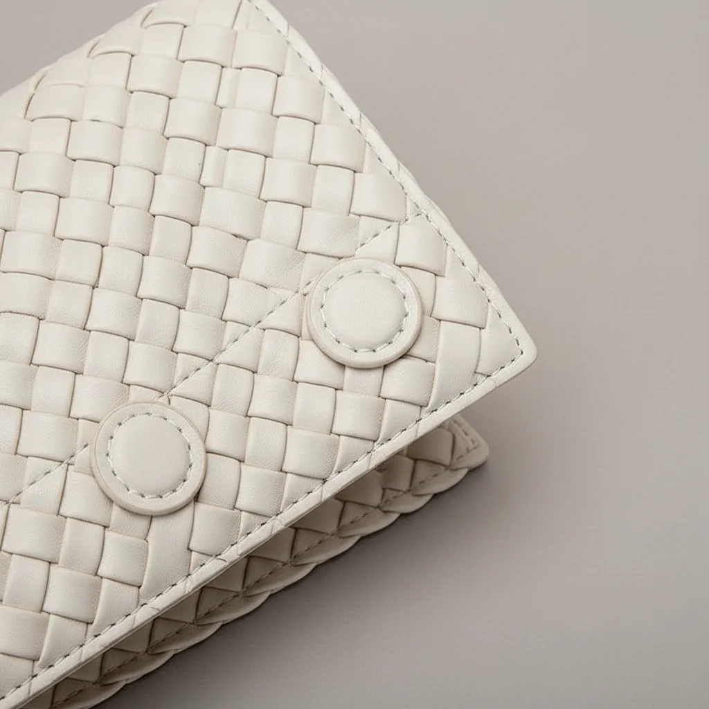 Sac tressé femme simili cuir minimaliste - Vue 10 - sac tressé