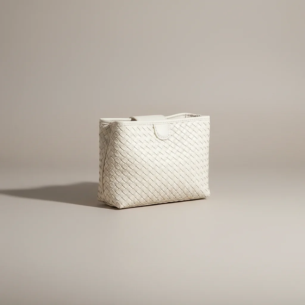 Sac tressé femme simili cuir minimaliste - Vue 12 - sac tressé