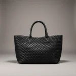 Sac tressé femme simili cuir shopping - Vue 1 - sac tressé