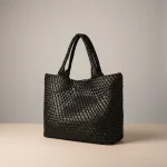 Sac tressé femme simili cuir souple - Vue 1 - sac tressé