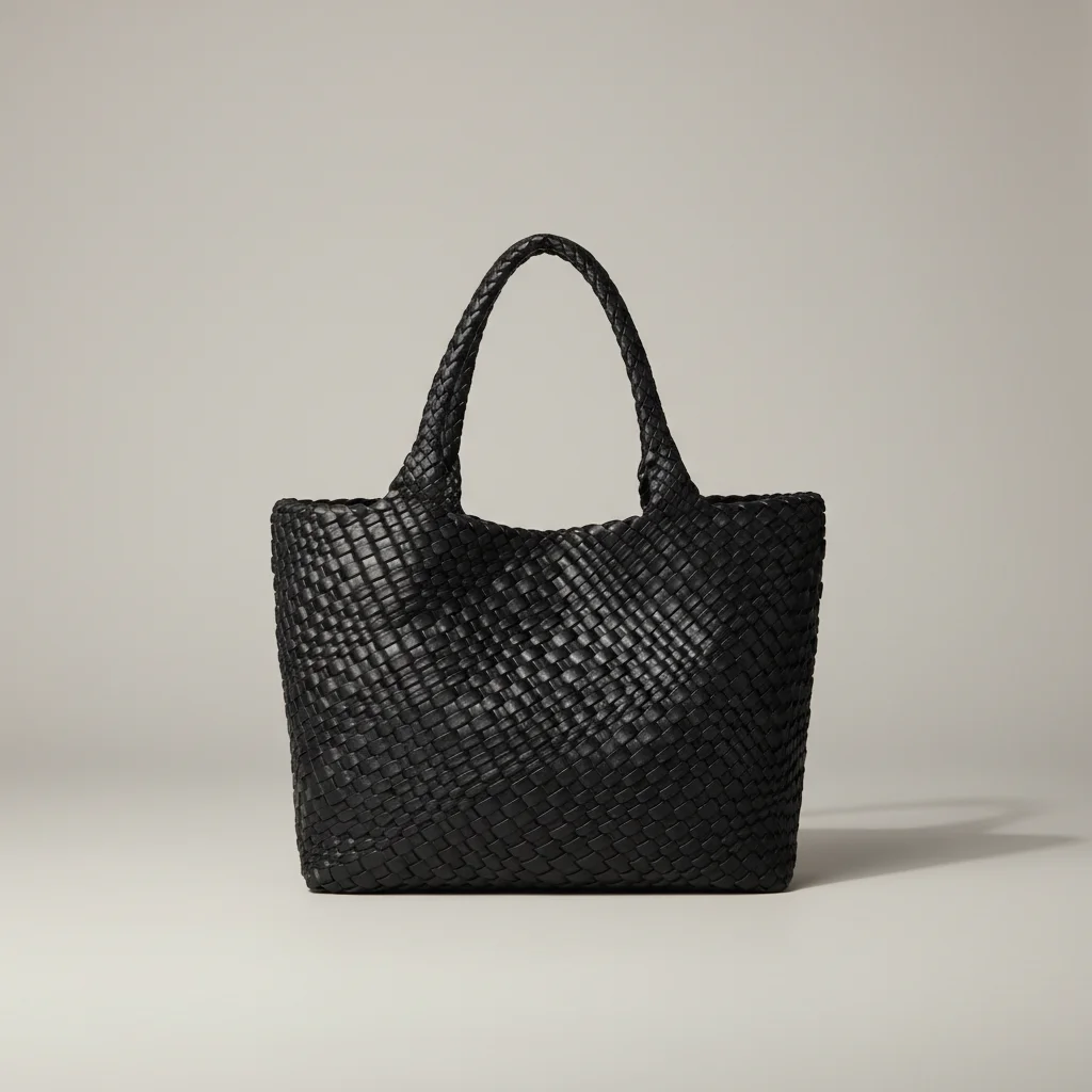Sac tressé femme simili cuir voyage - Vue 1 - sac tressé