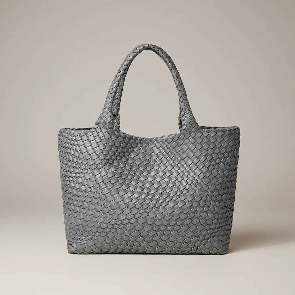 Sac tressé femme simili cuir voyage - Vue 10 - sac tressé