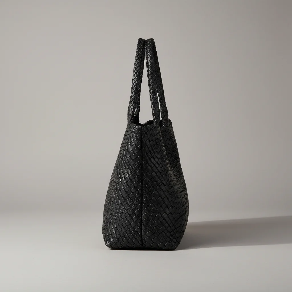 Sac tressé femme simili cuir voyage - Vue 2 - sac tressé